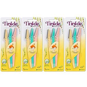 TINKLE Wenkbrauwscheermes - 12 stuks, basic, (Pack van 1)