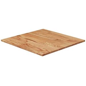 vidaXL Tafelblad vierkant 40x40x1,5cm massief eiken lichtbruin, houten tafelblad, houten tafel, eikenhouten tafelblad, tafels, houten tafels