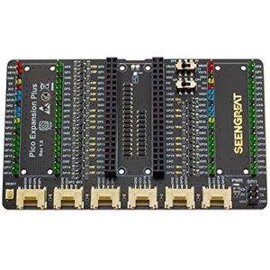 SEENGREAT GPIO Expander voor Raspberry Pi Pico met twee sets externe uitbreidingspinnen voor het aansluiten van meer uitbreidingsmodules, Pico Dual GPIO Expander, 2 x 20 pins