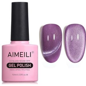 AIMEILI Hema Free Cat Eye Gel Nagellak UV LED Gellack Soak Off Vegan Cruelty-Free Gel Polish 10ml (737)