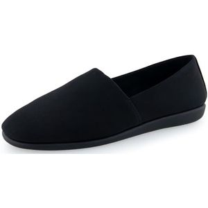 Aerosoles Fabene Platte Loafer voor dames, zwart, stretch, 36 EU