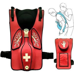 anti-verstikkingsapparaat, Simulatietraining for luchtwegobstructie met vest en rugschot(Adult)