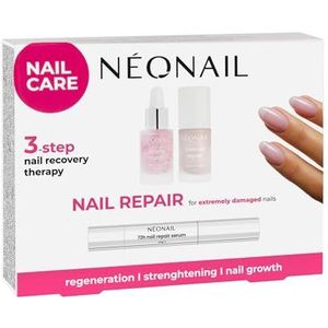 NEONAIL - Extreme Nail Repair - Nagelverzorgingsset - Scrub - Nagelverharder - Nagelserum