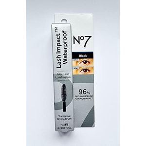 No7 Lash Impact Waterproof - BLACK - 7ml - bijgewerkte verpakking