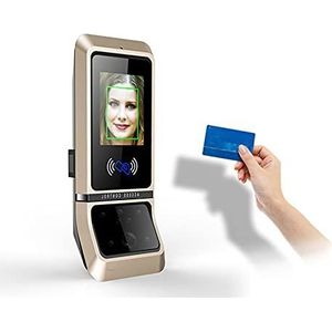 Klokkenmachines voor kleine bedrijven, Biometrische gezicht gezichtsherkenning Tijdregistratie toegang controle klok tijdrecorder TCP/IP for werknemer machine lezer