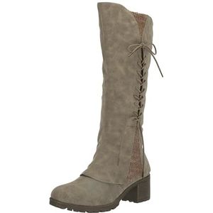 MUK LUKS Dames Lucy Lonnie Fashion Boot, Taupe, 9 UK, Taupe, 42 EU