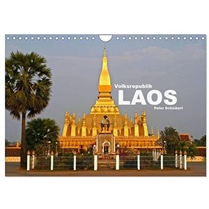 Volksrepubliek Laos (wandkalender 2024 DIN A4 dwars), CALVENDO maandkalender