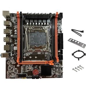 Pawlickio X99E Desktop Moederbord Dual Channel Ondersteunt 4XDDR4 RECC RAM PCIE X16 NVMe Gigabit LAN kaart Computer Moederbord