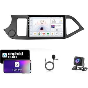 Android 13 Dubbel Din Auto Stereo Touchscreen Auto Stereo Voor KlA Morning 2011-2016 Met Bluetooth GPS Navigatie WiFi FM Radio USB/SWC/Plug en Play Ondersteuning Carplay&Android Auto(4 Core Wifi 1G+32