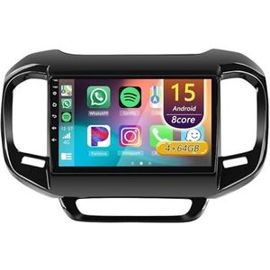 Android 15 Radio,voor FIAT Toro 2017-2020, 9 inch Touchscreen Autoradio met Wireless CarPlay Android Auto Bluetooth WIFI GPS-navigatie swc(E 8core(8G+128G))