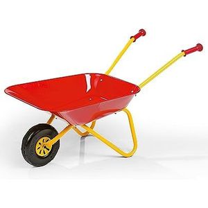 Rolly Toys kinderkruiwagen (geel/rood, tuinkruiwagen, metalen kruiwagen, kinderspeelgoed vanaf 2,5 jaar, draagvermogen 25 kg, tuingereedschap voor kinderen) 27804