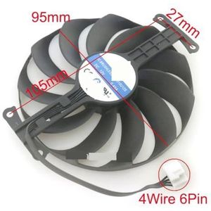 CF1010U12D 12V 0.45A 95mm For ASUS RTX3060 RX6400 4GB PHOENIX ITX Graphics Card Cooling Fan(CF1010U12D-With Case)