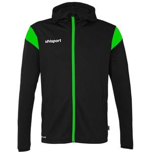 uhlsport Voetbal Squad 27 Track Hood Jacket Unisex trainingsjack sportjack sweatshirt met capuchon en opstaande kraag