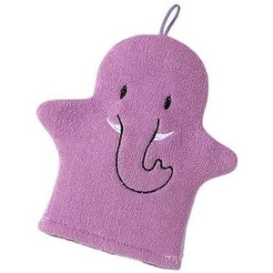 Badsponzen for volwassenen, badspons, mesh poef badspons, schuim Loofah spons (Color : 4)