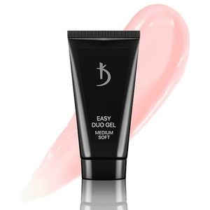 K Professionele acrylgel - Poly Nail Gel -30ml - Polygel Nail - Opbouwgel Acrylgel voor nagels UV LED - Builder Easy Duo Gel Medium Soft Art 05