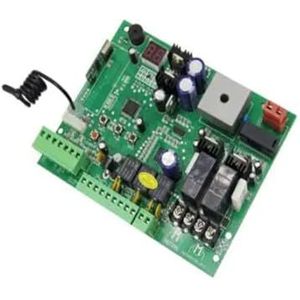 Bedieningspaneel voor schuifpoortaandrijving DC24V Draaipoortopener Motorbesturingseenheid PCB Controller Printplaat Elektronische kaart voor schuifpoortkit(Mainboard only)