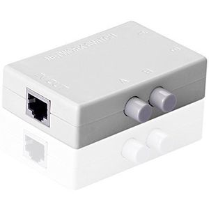 SIENOC 2-poorts Netzwerk Switch Selector Hub 2-in 1-uit 1-in 2-uit 100Mhz