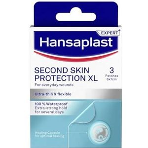 SECOND SKIN PROTECTION - Pleister - Waterdicht - Verpakking met 3 stuks - 7 cm x 6 cm