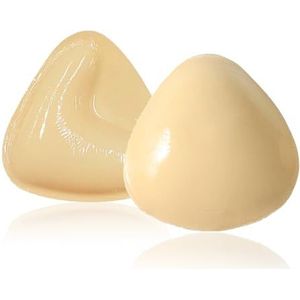 FUIPVGI Zelfklevende beha-bekleding, beha-inzetstukken, afneembare push-up-beha's, spons-inzetstukken, gevoerde beha, pads voor bikini en badpakken, Beige, Eén maat