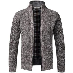 Gebreide Trui - Groen - Elastisch - Slim Fit - Lange Mouwen