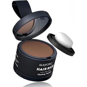 Maycheer Hairline Powder for Women - Maycheer Magic Root Cover Up, Hair Rich Shading Powder (03#Light Brown)
