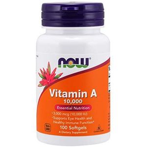 Now Foods - Vitamine A - 10000 IE - 100 Softgels