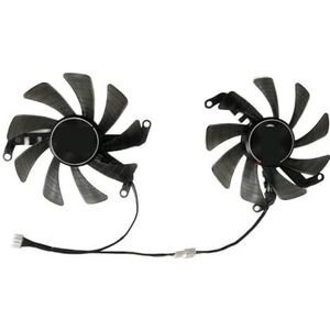 2 stuks TH9215S2H-PAA01, videokaartventilator, FY09015M12LPA, voor Palit voor RTX 3060 Ti voor Dual OC V1 RTX3050(TH9215S2H 1 Plug)