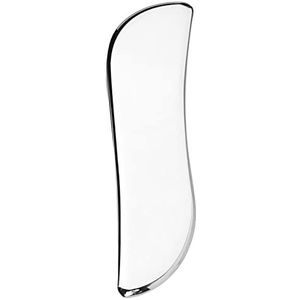 Abbto Handmatig massageapparaat, hoogwaardige Gua Sha spierschraper van roestvrij staal, lichaamsmassageapparaat voor rug, benen, armen, nek, schouders