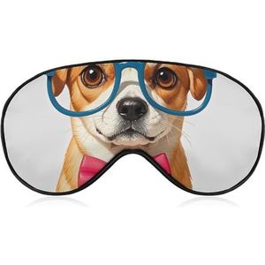 Zachte vlinderdas voor huisdieren, extra grote bril, slaapmasker, lichtblokkerend oogmasker, comfortabel en zacht, oogbedekking met elastiek, geschikt voor mannen en vrouwen, geschikt voor reizen en