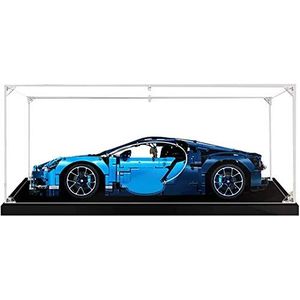 ZHLY Acryl Vitrine Display Case Voor Lego 42083 Technic Bugatti Chiron, Stofdichte Display Box Compatibel Met Lego 42083 (NIET Inbegrepen Lego Model)