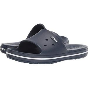 Crocs Crocband Iii Slide Sandalen voor volwassenen, uniseks, blauw (navy/wit 462), 37/38 EU