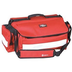 Easy RED multifunctionele tas, 3 vakken voor noodgevallen.