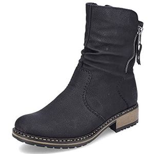 Rieker DAMES Enkellaarzen Z6892, Vrouwen Enkellaarzen,halve laars,overgangsschoen,winterschoen,gevoerd,laarzen,laars,Zwart (schwarz / 00),40 EU / 6.5 UK