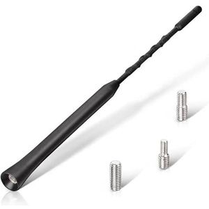 Audio- & videoantennes voor auto Universele auto-antenne met perfecte pasvorm, waterdicht, auto FM/AM/DAB-vervanging met 3 schroeven voor vrachtwagenaccessoires Auto-antenne(11Inch)