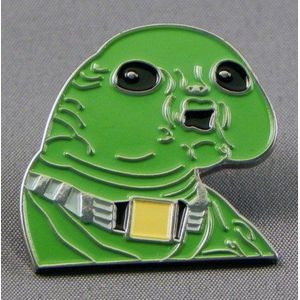 Metalen Emaille Pin Badge Doctor Dr. Who Enemy - Slitheen (Raxacoricofallapatorius)