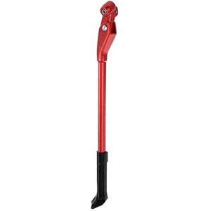 verstelbare fietsstandaard, volwassen fiets Verstelbare MTB Road Stand Voetbrace Fietsstandaard Parkeerrek Mountainbike Ondersteuning Side Kick Fietsen Onderdelen for 26/27.5/29 (Color : Red)