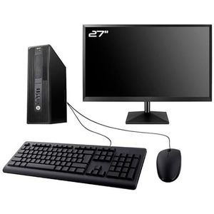 PC HP Workstation Z240 SFF, display 27 inch Intel I7-6700 RAM, 32 GB SSD, 480 GB, W11 wifi (gereviseerd)