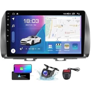 Android 13 QLED Autoradio voor Toyota bB 2 QNC20 2005-2016 - Ingebouwde DSP/Carplay/Android Auto - Camera + DVR - 10 inch 2 Din - Stuurbediening - FM AM RDS DAB Radio - BT 5.0(NF-7)