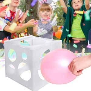 QoFina DIY ballon meetinstrument ballon sizer box - kalibratie apparaat voor het meten van ballon maten, voor verjaardag viering bruiloft viering decoraties