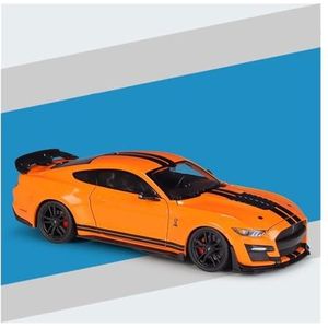 Prachtig Automodel 1:24 For Cobra 2020 Mustang Shelby GT500 Lichtmetalen Diecast Metal Simulatie Speelgoed Voertuigen Collectie (Maat : Orange)
