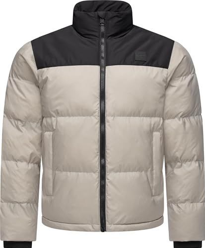 Ragwear Winterjas 'Stafen'  lichtgrijs / zwart