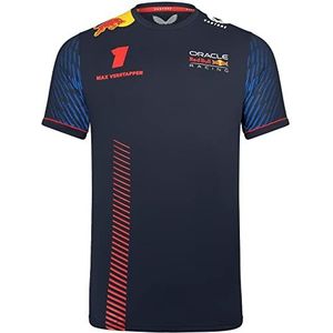 Red Bull Racing F1 Team Max Verstappen 1 Formula Official Formula 1 T-Shirt - Blauw - L