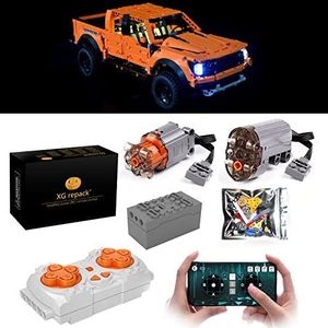 XGrepack Afstandsbediening Verlichting Kit voor Lego Technic Ford F-150 Raptor 42126 Bouwpakket Lichtset (NIET Inbegrepen De Lego Sets) (RC Motor)