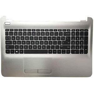 Laptop omhulsel rond toetsenbord & Toetsenbord & Touchpad Voor For HP 15-AC 15-ac000 15-ac000 (Touch) 15-ac100 15-ac100 (Touch) 15-ac500 15-ac600 Zilver