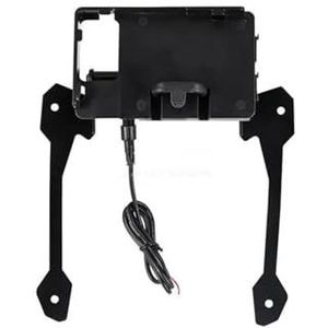 Telefoonhouder Voor Motorfiet Motorfiets Smartphone Houder Voor B&MW F850GS F 850 GS Voor Adventure 2018-Voorruit Vaste Stand Navigatie Beugel(Black Set)