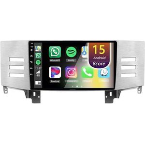 Android Radio voor Toyota Mark X1 2004-2009, 9 inch Touchscreen Autoradio met Wireless CarPlay Android Auto Bluetooth WIFI(4Core(1+32GB))