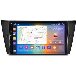 Android autoradio voor BMW E90 E91 E92 E93 2005-2012, 9 inch touchscreen autoradio Autoaccessoires met GPS Bluetooth FM RDS HiFi WiFi(F4 4+64G)