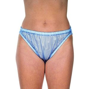 Suprima 9600 PVC Unisex Wasbare Pull-On String (transparant blauw, X-Large)