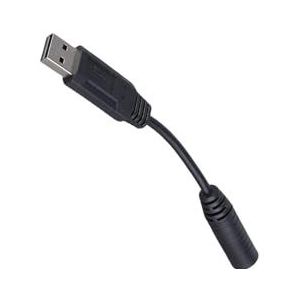 USB A naar 3.5mm Adapter Externe Geluidskaart Voor Naadloos Muziek Op Computers Afgeschermde Binnengeleiders