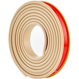 Meubelranden linten U-vormige kantenverlijming Zachte TPE zelfklevende kantenverlijming for tafels, 28 mm breed bij 5 meter lang, rood(Beige)